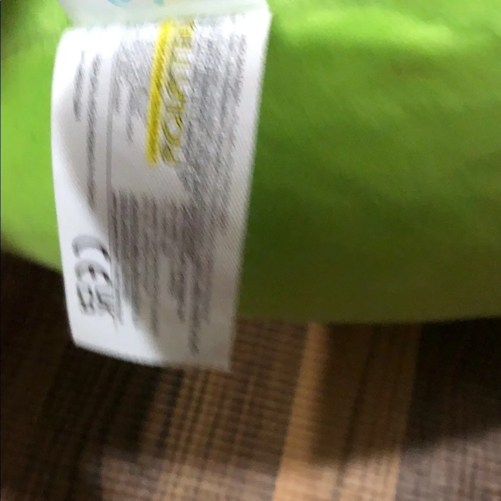 Disney Mike Wazowski Plush Pillow in Lime Green with Teal Eye.